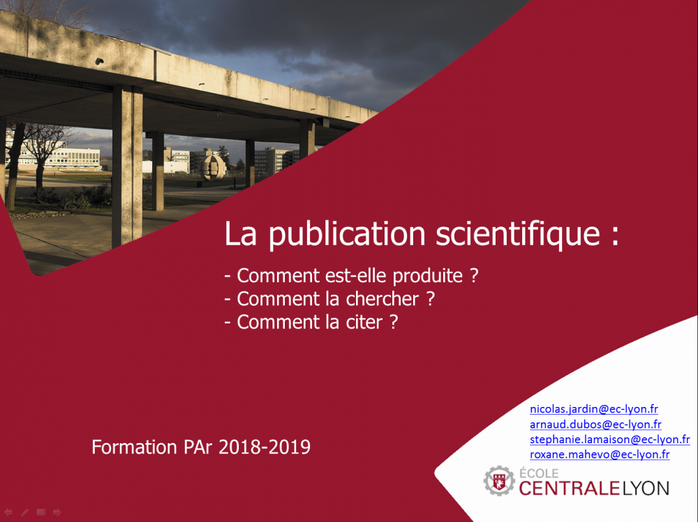 La Publication Scientifique Production Recherche Et Citation Bibliotheque Michel Serres