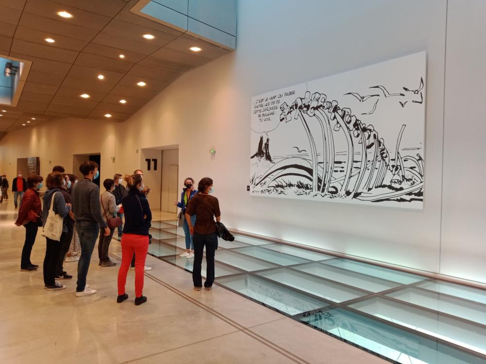 Visite de l'exposition "La Terre en héritage" au musée des Confluences