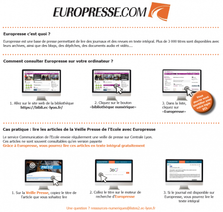 Europresse vielle de presse